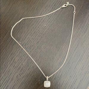 David Yurman Albion Pendant with diamond necklace